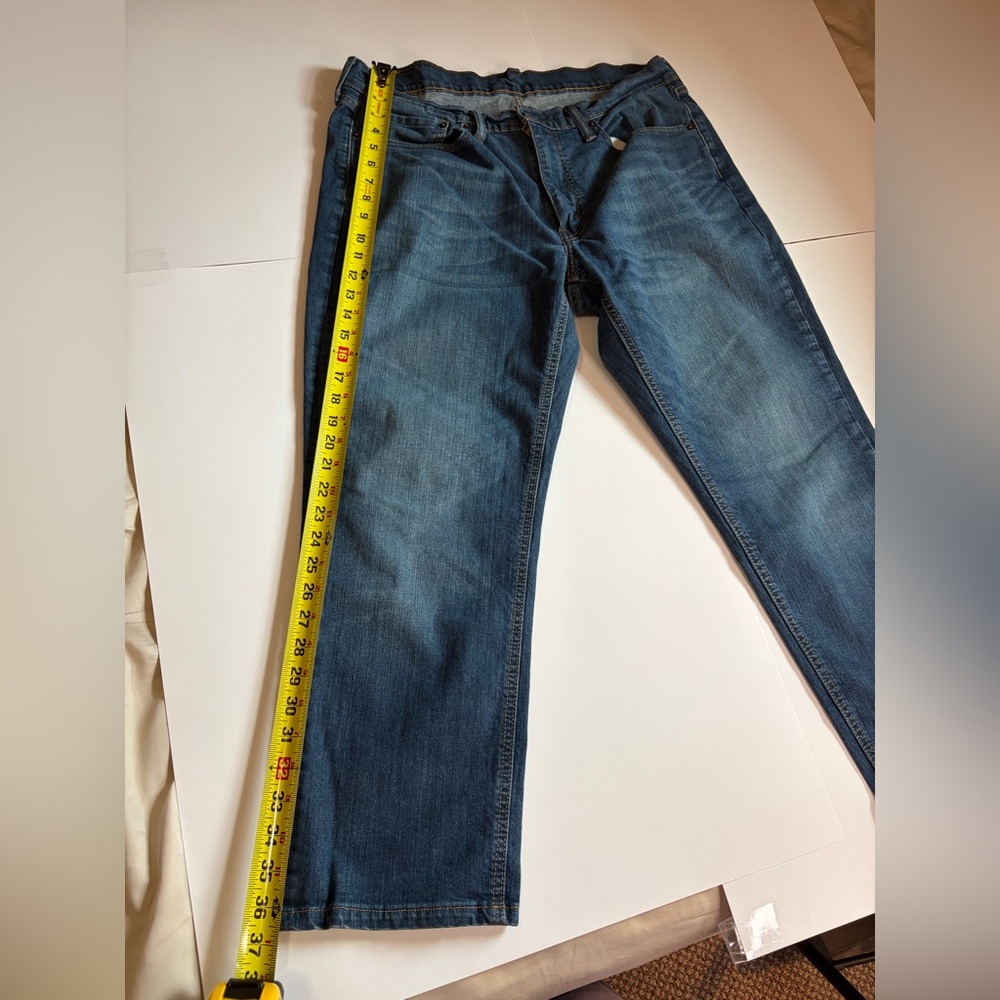 Men‎ Levi’s Classic blue jeans size W36 L32 98% cotton - Picture 6 of 7
